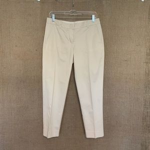J. CREW Capri Pants Cream / Light Tan Crop EC 4